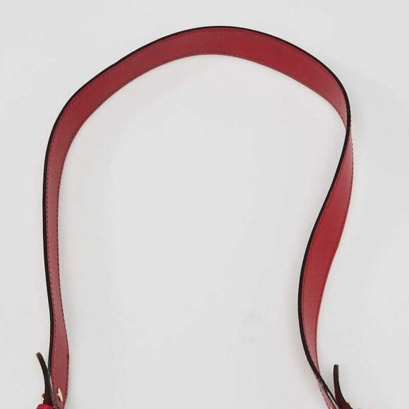 Gucci Red Calfskin Leather Small Sylvie Shoulder Bag - Picture 3 of 10